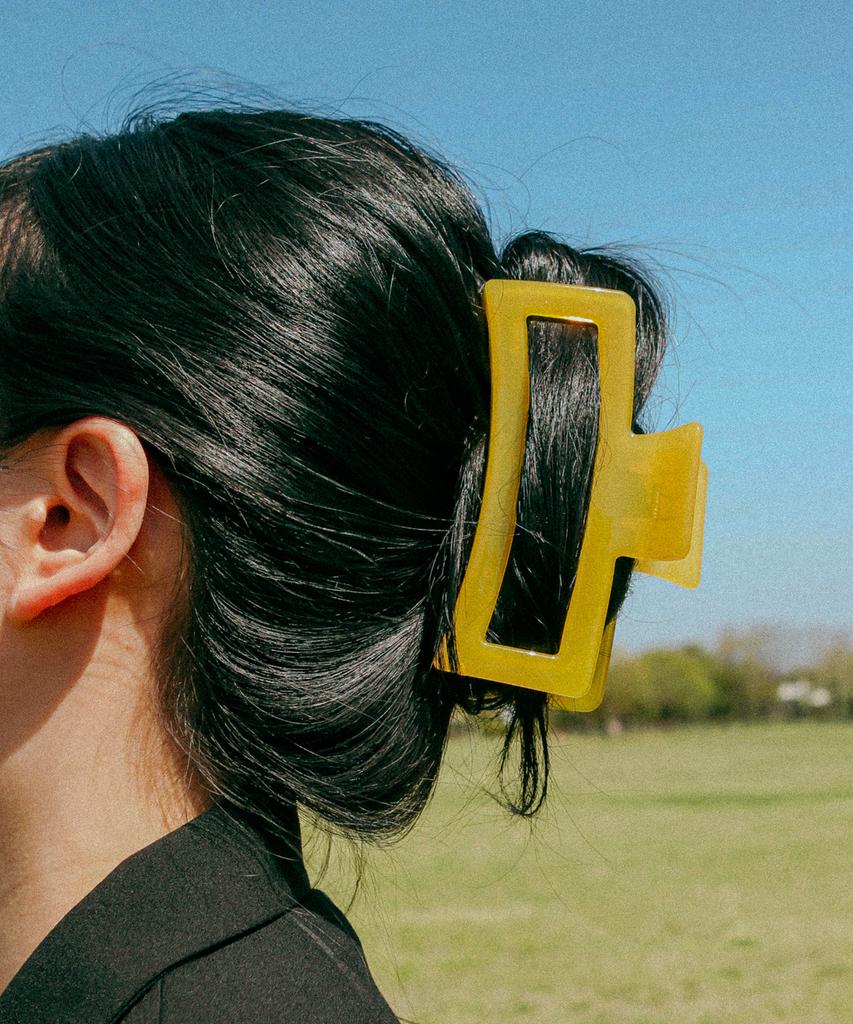 Sundaydiscoclub Eva Hairpin Yellow