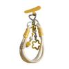 Simple Yellow Star Phone Strap Anti Lost Carabiner Phone Chain Wristband Keyring Mobile Phone Chain Earphone Camera Pendant