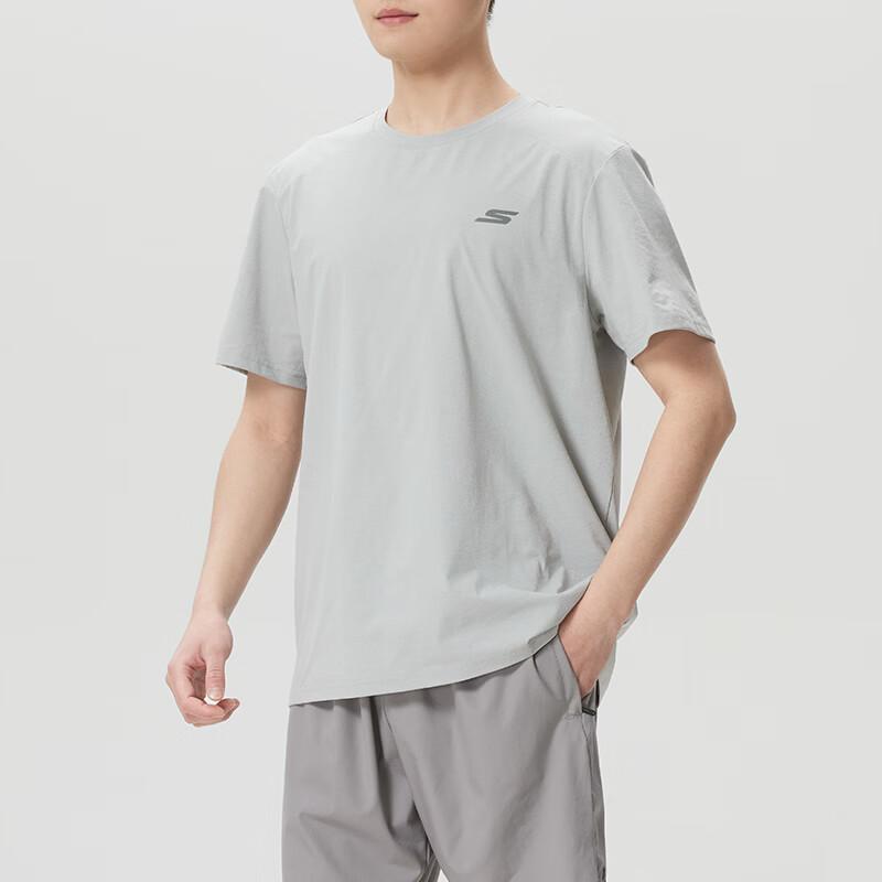 Skechers Mode Sport Serie Rundhals Bequem Atmungsaktiv Lässig Gestricktes Kurzarm T-Shirt Unisex Oberteile P226U032-00MV