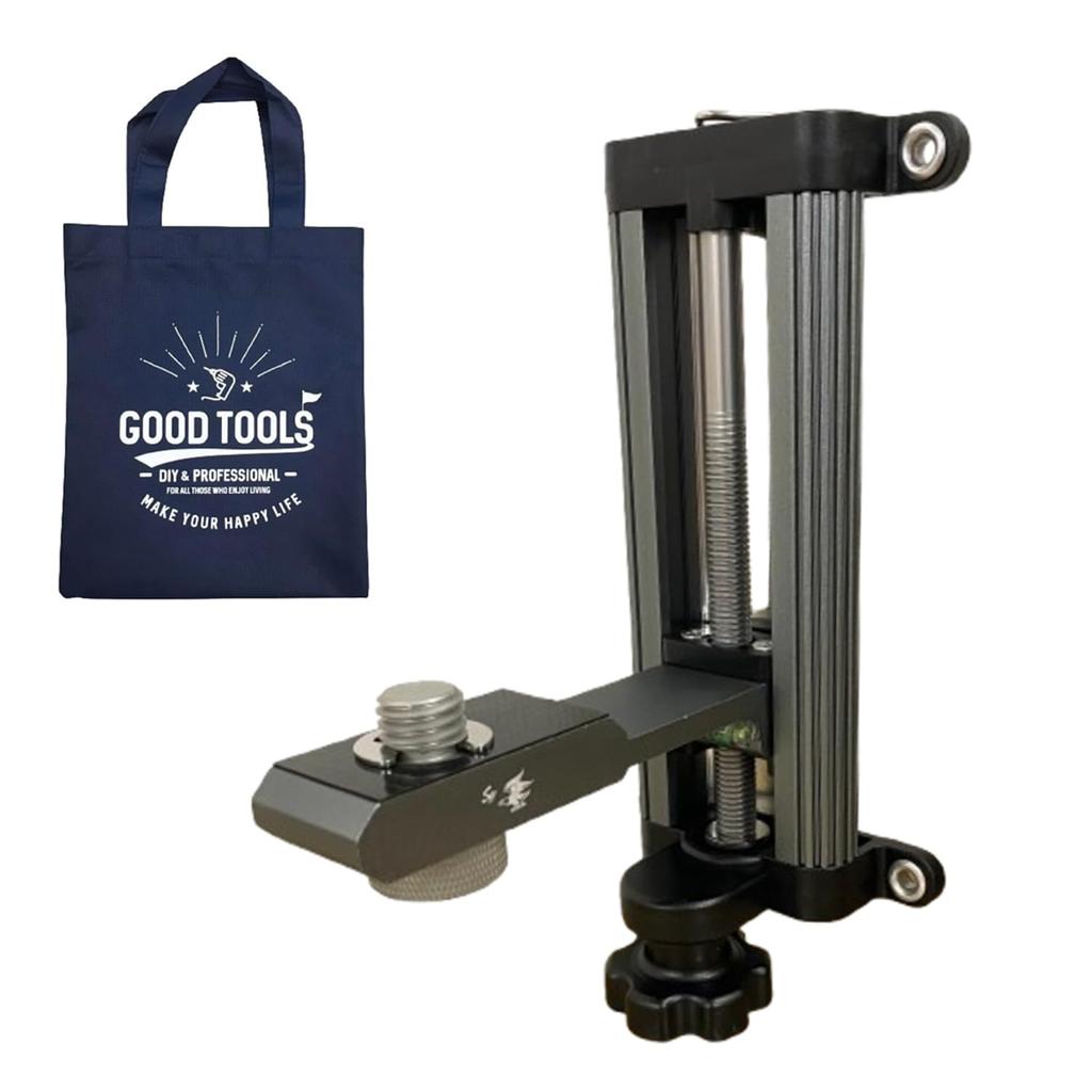 Magnetic Lightweight Ceiling Holder Laser Level Compatible Height Adjustable Base with Screws and Level Bonus Included Seihinkobo Seiho Gunmetal