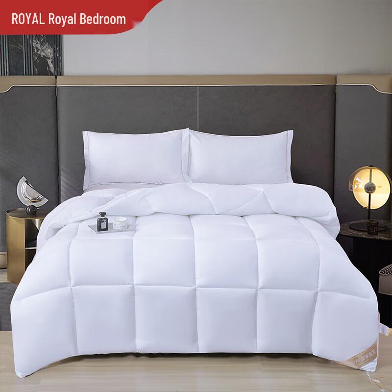 

Royal Bedroom Feather Velvet Quilt