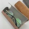Portable Soft Glasses Pouch Bag Fashion PU Leather Cover Sunglasses Case for Women Men Glasses  Accessories Glasses Box