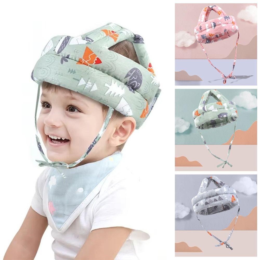 Adjustable Baby Safety Helmet Soft Anti-crash Toddler Cap Infant Protection Hat  for 0-36 Months