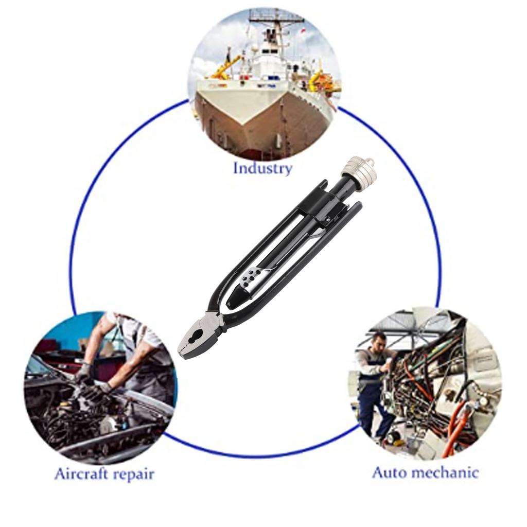 Wire Twist Plier 21cm Safety Wire Plier with 25ft Wire High Carbon Steel Wire Twisting Tool for Aircraft Automobile Industrial