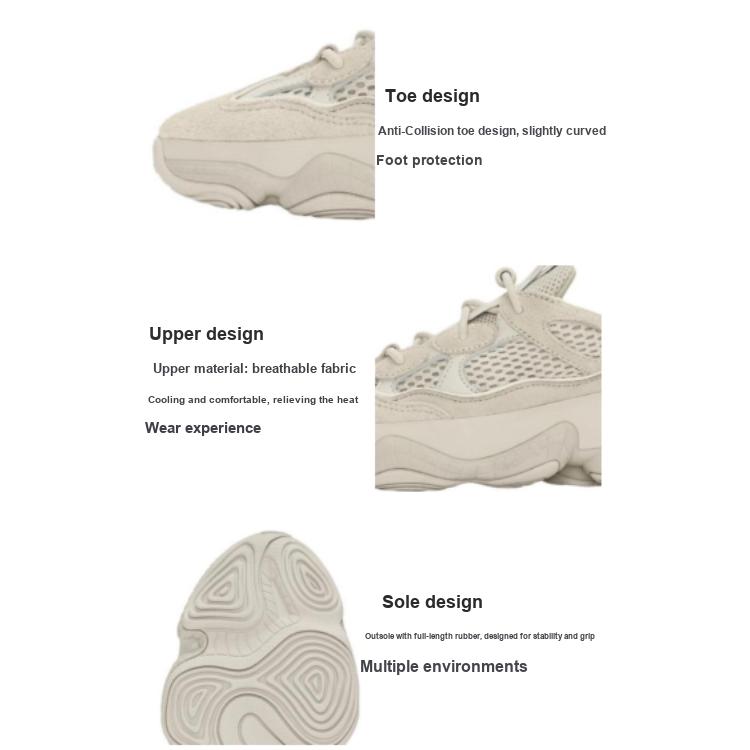 adidas Yeezy 500 Kids Blush Kids Sneakers Cream HQ6025