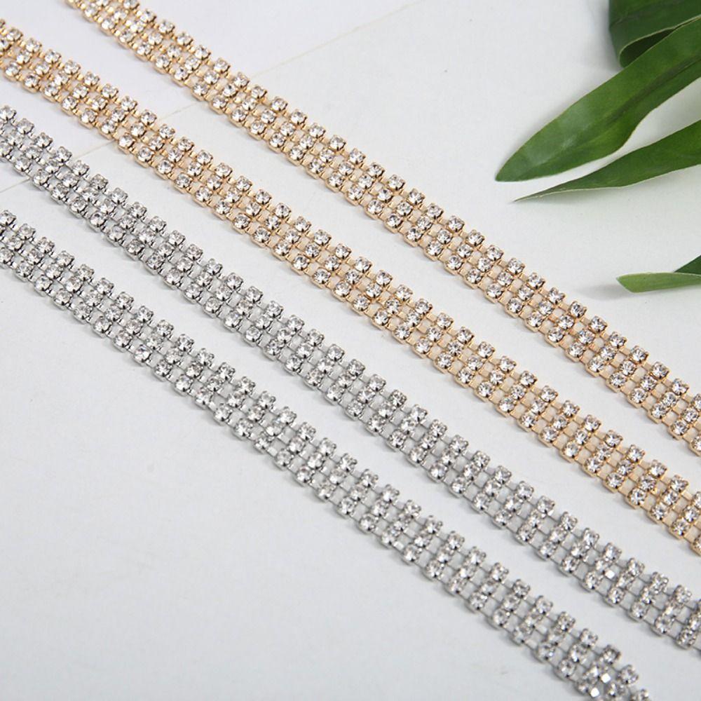 Adjustable Summer Belt Lightweight Elegant Waist Chain Rhinestone Waist Chain  Women's Accessories