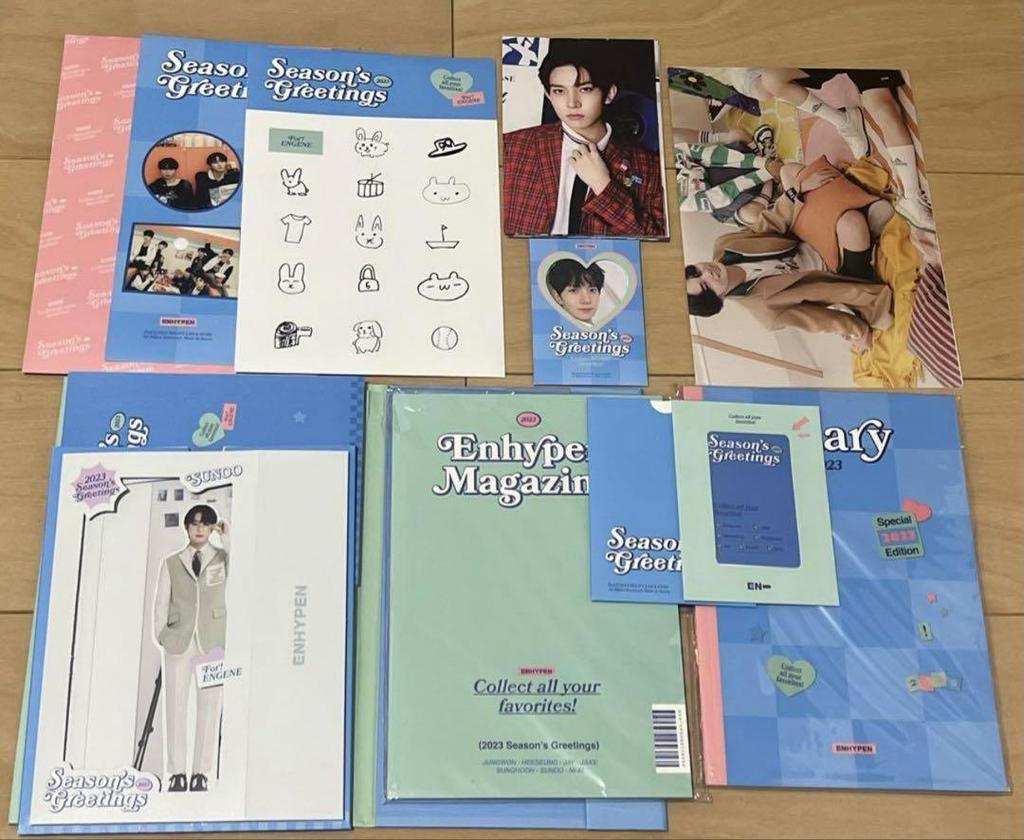 [USED] ENHYPEN Season's Greetings 2023 Sea Green No Missing