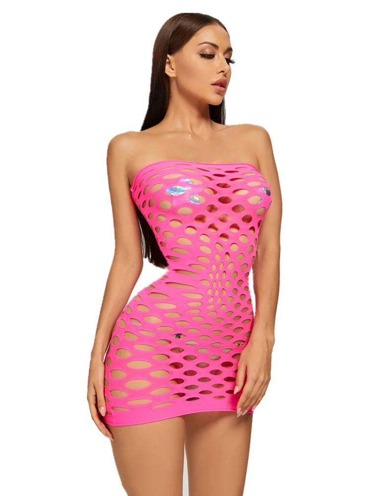 Plus Size Sexy Lingerie Dress Women Babydolls Exotic Dress For Sex Sensual Lenceria Perspective Costume Hot Erotic Costume