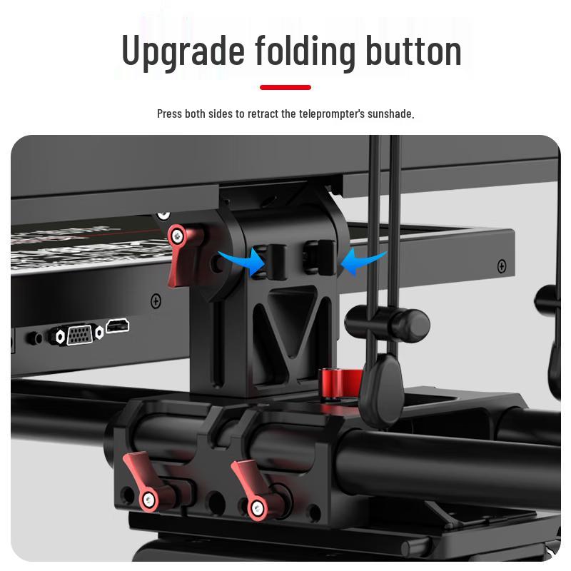 Professional Broadcast Studio Teleprompter