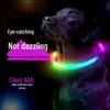 Rechargeable LED Glowing Collar for Dogs and Cats - Nighttime Safety Necklace