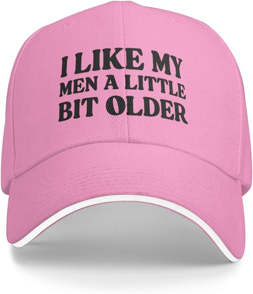 I Like My Men A Little Bit Older Baseball Cap Polyester Unisex Adult Adjustable Outdoor