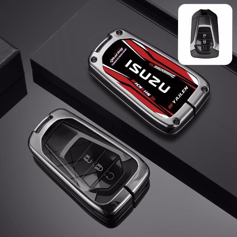 

Car Remote Key Case Fob Cover Shell For Isuzu New MU-X X Series DMAX D-Max X-Terrain Pickup 2021 2022 Auto Keychain Accessories
