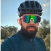 Nowe Okulary Sportowe Outdoor Męskie Damskie Okulary Rowerowe Okulary MTB Drogowe Turystyczne Okulary do Jazdy na Rowerze Gogle Górskie