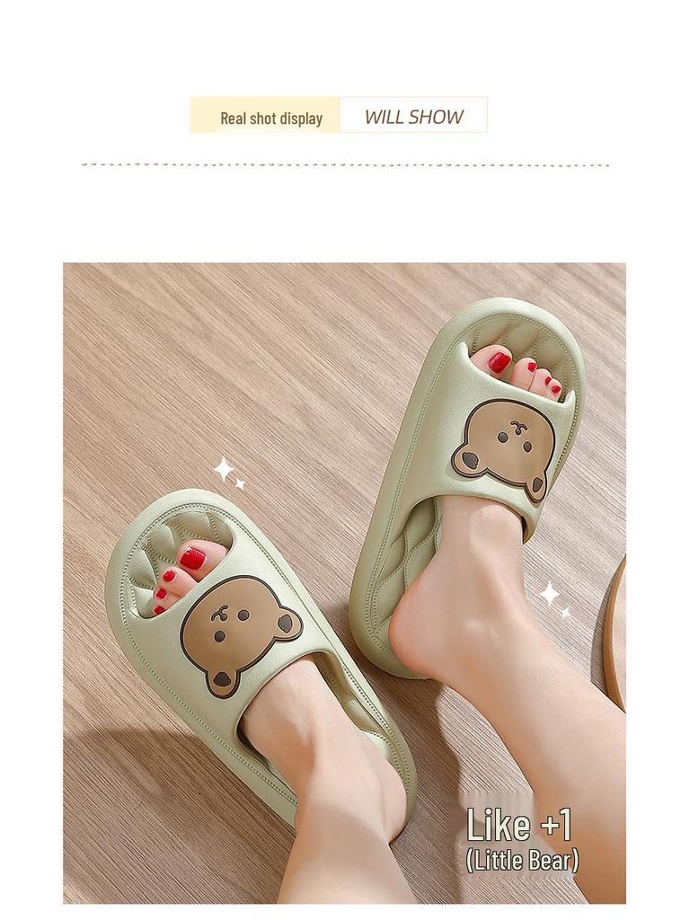 2025 New Kids' Non-Slip Bathroom Slippers, Soft Sole, Summer Indoor Shoes for Boys and Girls
