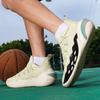 Youth Cushioning Rebound Non-slip Low-top Actual Combat Basketball Shoes Men's and Women's Retro Thick-soled Breathable Wear-resistant Sports Runnin