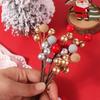 20 Pcs Simulated Christmas Artificial Berries Gold/Silver Gift Box Decorative Berries  Wedding