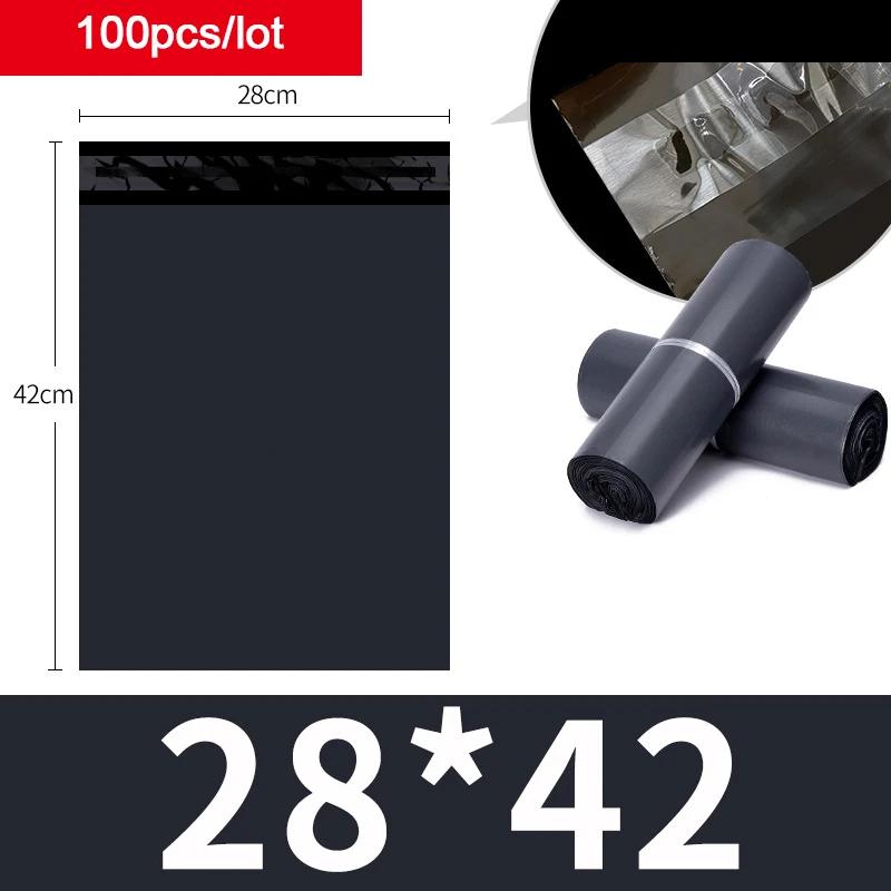 100 Stück Kurierbeutel Expressumschlag Aufbewahrungsbeutel Posttaschen Versandtaschen Selbstklebend Versiegelung Kunststoffverpackungsbeutel