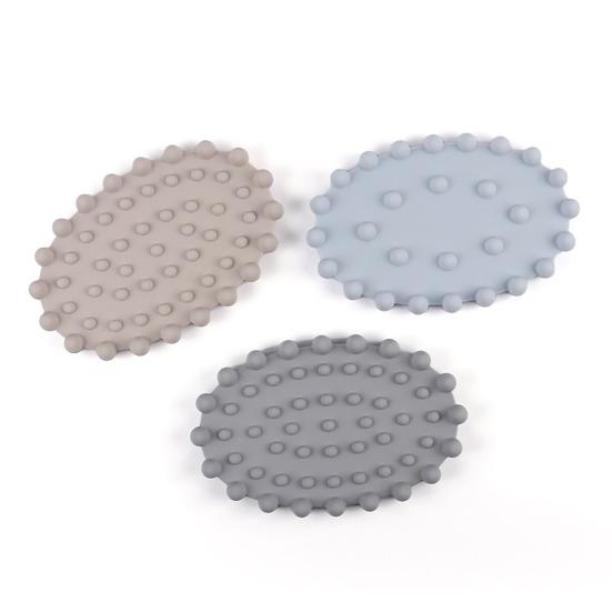 Silicone Soap Dish with Drain Anti-Slip Bottom Self Draining Bar Soap Holder Soap Tray Bathroom Sink Organizer