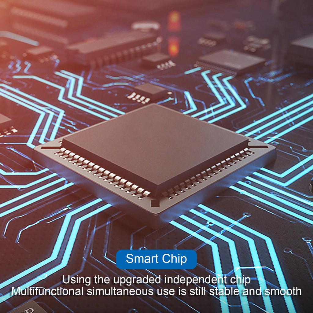 5 in 1 Type C Hub Aluminium Alloy Silver Gray High Speed USB C Dock Multiport Adapter for Type C Device