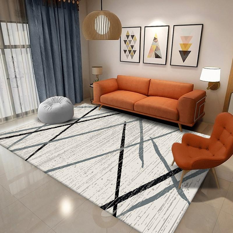 Living Room Decoration Carpet Modern Bedroom Bedside Large Plush Carpets Home Fluffy Soft Rug