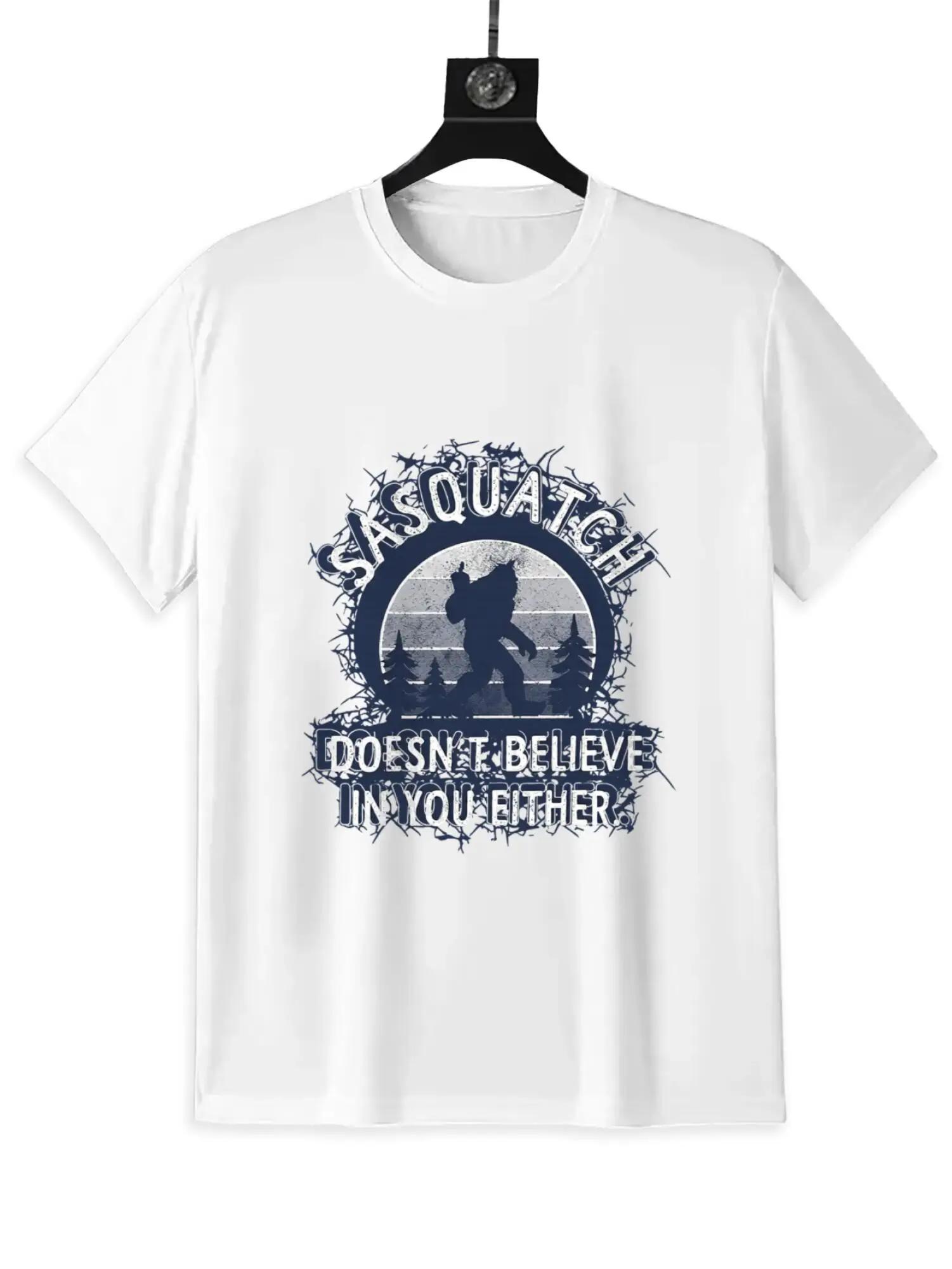 Doesnt Believe In You Either Funny Graphic Tee Unisex Cotton Crew Neck Short Sleeve TShirt S
