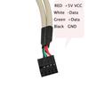 SinLoon Computer Cables Connectors New USB PC Motherboard Rear Panel Expansion Bracket To IDC Motherboard USB Cable Host Adapter [2-Piece Set] &