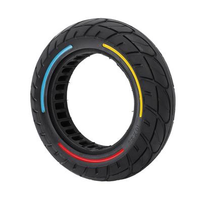 10x2.5 Electric Scooter Solid Tire 10in Rubber Colorful Anti Slip Impact Resistant Scooter Honeycomb Solid Wheel for Replacement