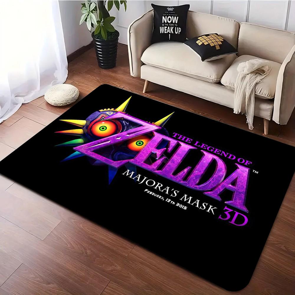 Playful Adventure Game Carpet Z-Zelda Rug Living Room Sofa Decor Rugs Man Cave Bedroom Rug Game Room Chair Floor Mat Hallway