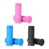 1 Pair Cycling Handlebars Grip with Knurled Touch and Flexible Rubber, Short Style for Mountain and City and Regular Use