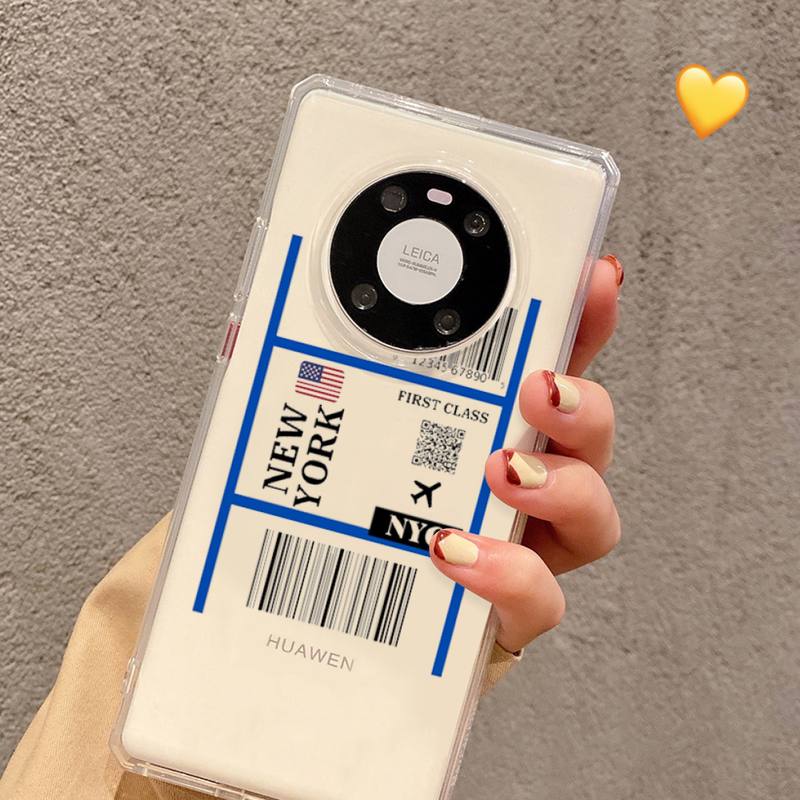 

Чехол для телефона INS Light Ticket Airplane для Samsung S20 ULTRA S30 для Redmi 8 для Xiaomi Note10 для Huawei Y6 Y5 Huawei NOVA 3E