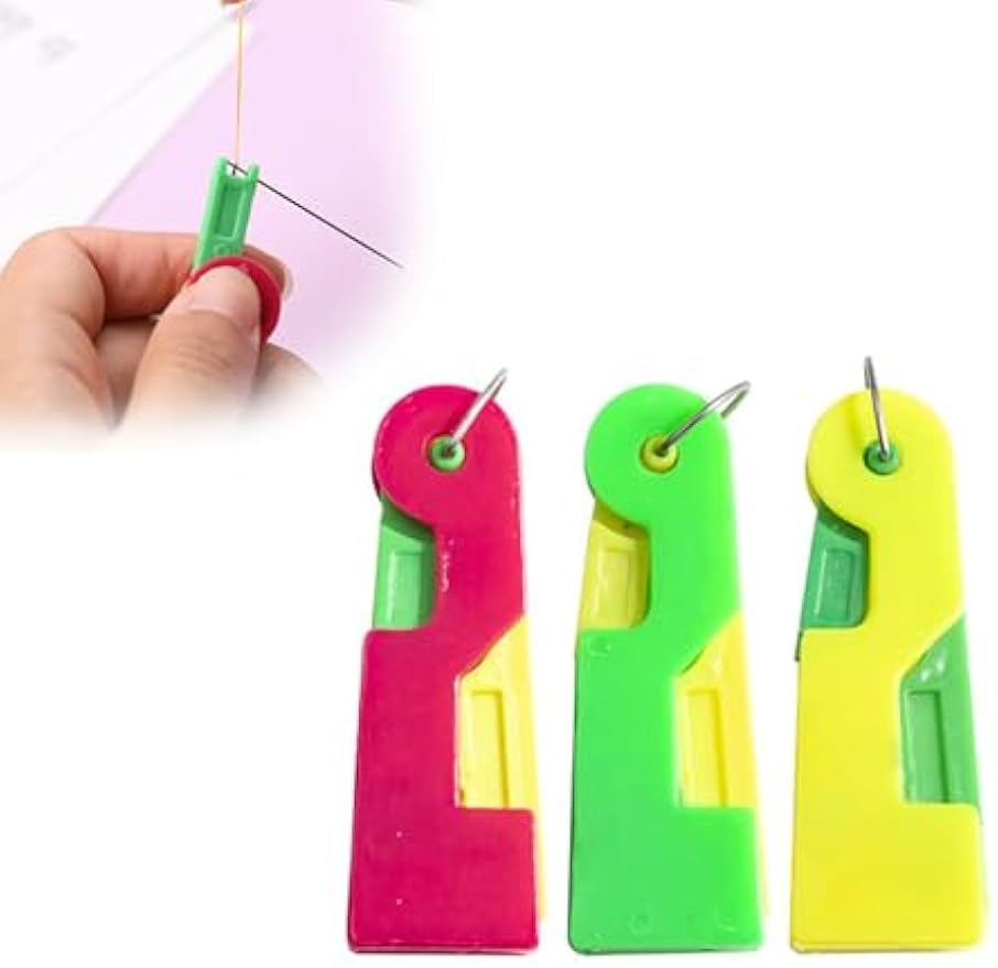 Automatic Needle Threader New Plastic QuickLoop Device for Hand Sewing, Embroidery,Universal Compatibility Across Various Sewing Machines