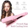 Fast Heating 32mm Automatic Electric Curler Stick Portable Big Wave Rotating Iron Hair Curling Tool Household Use