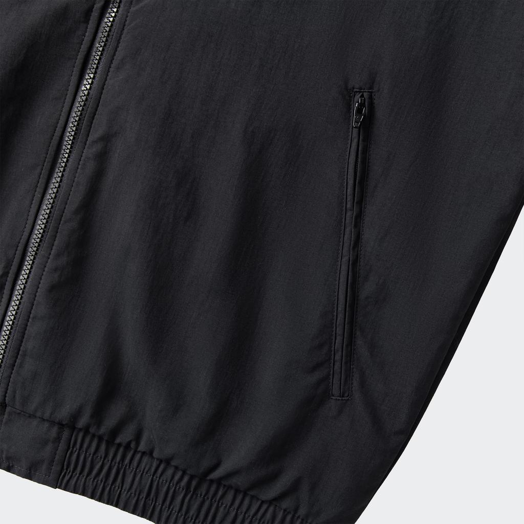 Adidas Originals Firebird Woven Stand Collar Retro Fashion Loose Versatile Logo Jacket Men Jacket Black KB2466