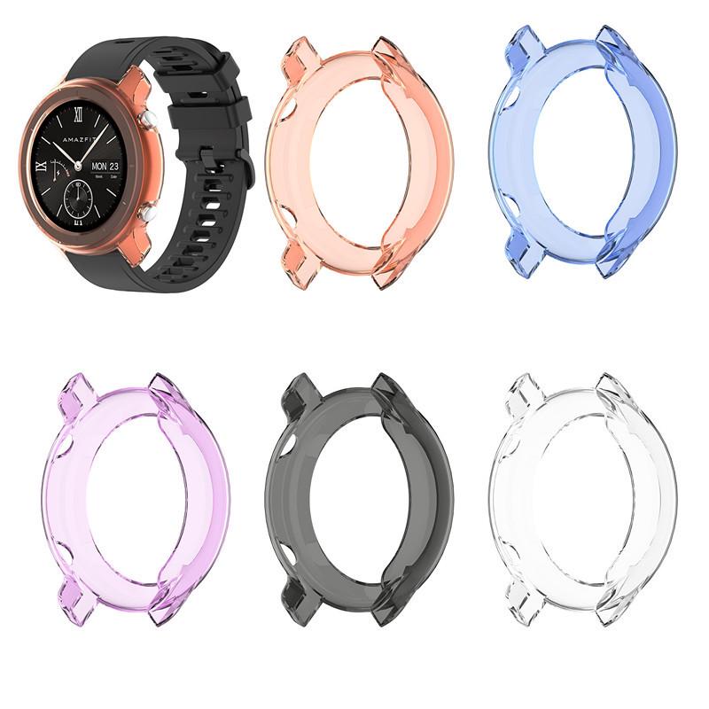 

Защитные чехлы для часов из ТПУ с прозрачной рамкой, совместимые с Amazfit GTR 47 мм