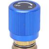 Refrigerant Charging Valve, Refrigerant Valve Brass Tank Adapter, 1/4" Thread Safety Adapter Flow Control Ball Valve for R22 R410 R134A R404