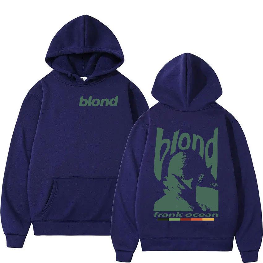 Rapper Frank Retro Graphic Hoodie Ocean Album  Sweatshirt Men Womnen Fashion Brand Design Pullover Men's Fleece Hoodies