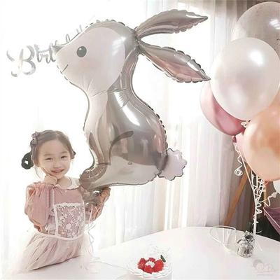 Kreslený králík Fóliové balónky Džungle Králík Lesní zvířata Helium Balón KTY