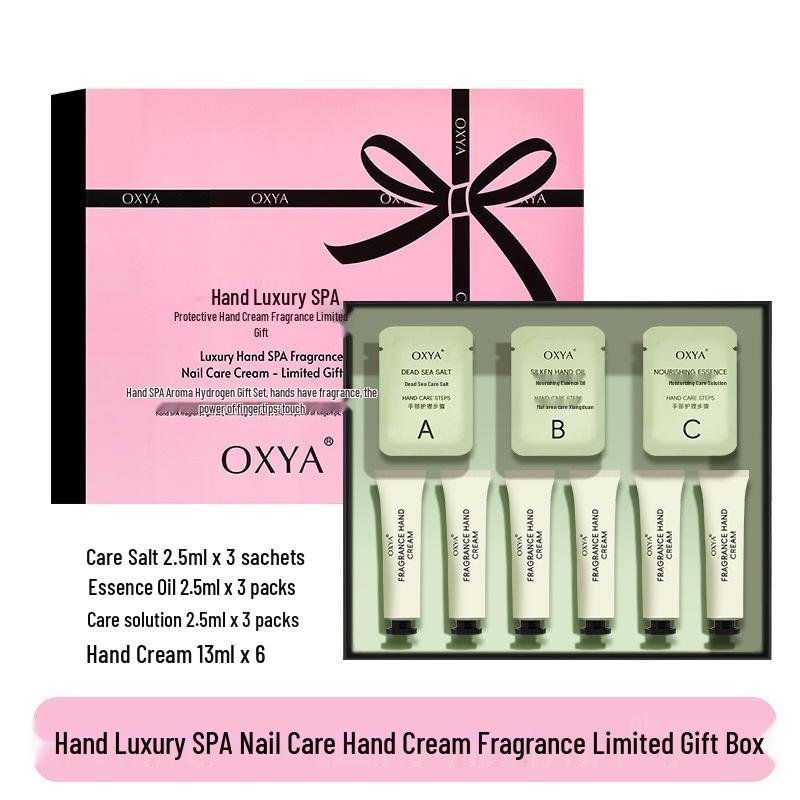 

OXYA Luxury Fragrance Hand Cream Gift Box: Moisturizing, Hydrating, Anti-Cracking, Fades Hand Lines.