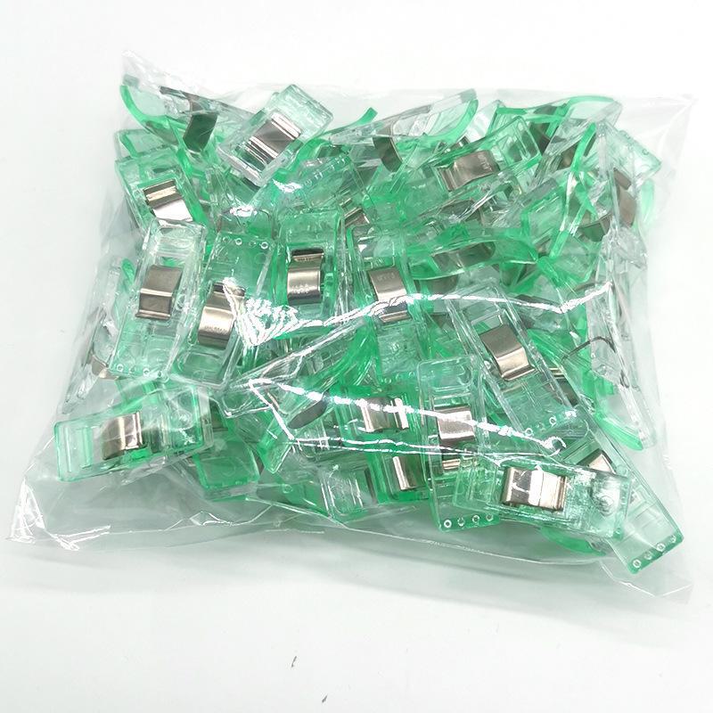 Colorful Plastic Sewing Clips for Cross-Border Japanese Hemming, Patchwork, and Fixing - AXE Clips
