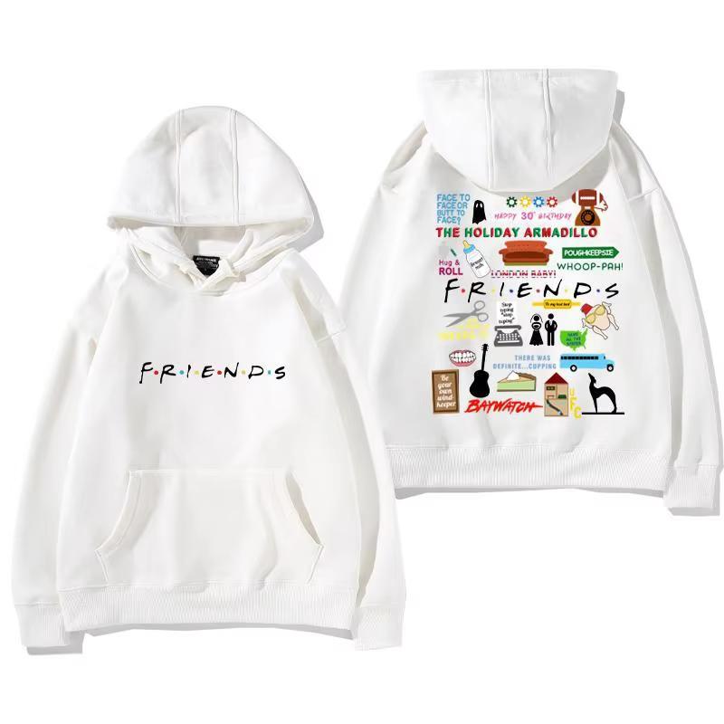 Sexmachine American Drama Hooded Print Men's Women Loose Casual Sweatshirts Pullover Autumn Winter Fleece Pullover Oversized Top