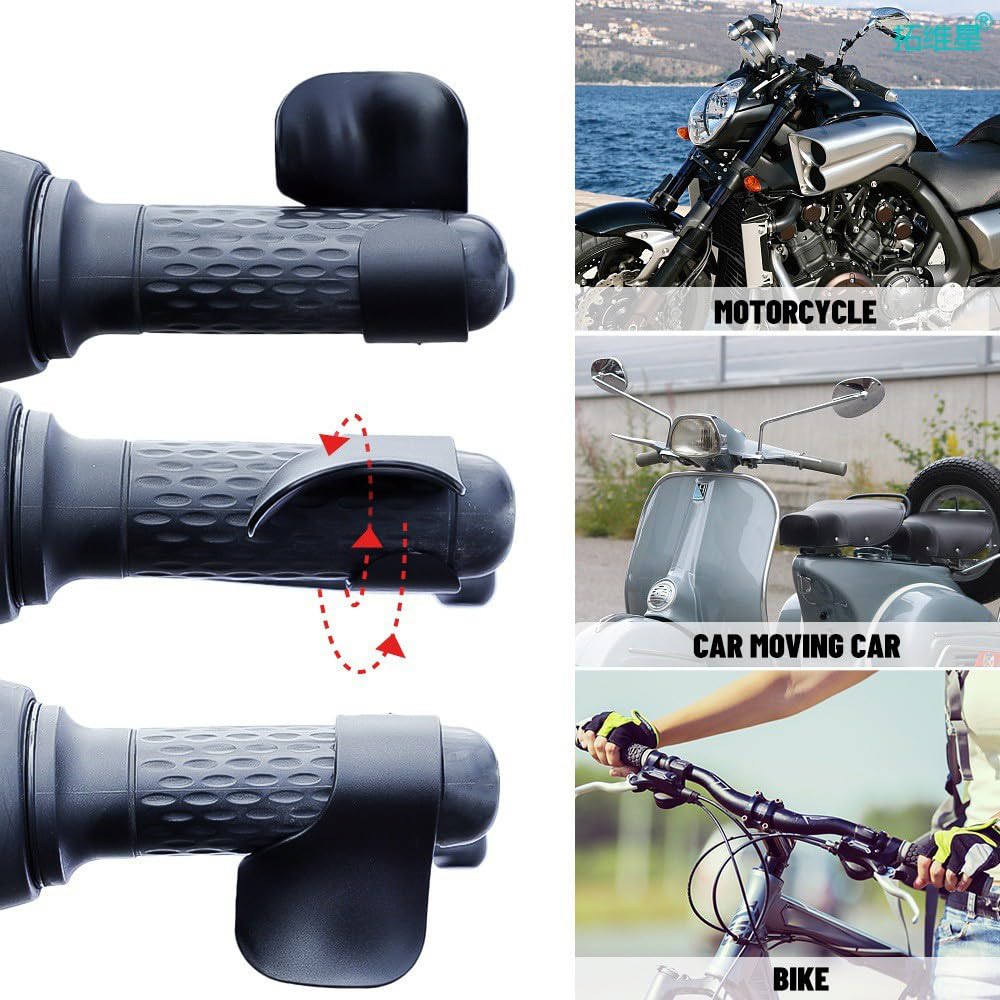 Samcos Throttle Assist, Set of 2, Touring, Control, Throttle Lock, Reduces Fatigue, Convenient, Simple, Motorcycle Equipment