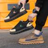 Fashion Spring and Autumn paragraph Men Chunky Sneakers Fashion Non-slip  Men's Sneakers comfortable Casual Board Shoe