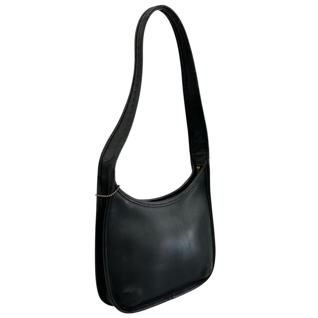 COACH Old Coach Ergo 9020 Handbag black Women one belt used