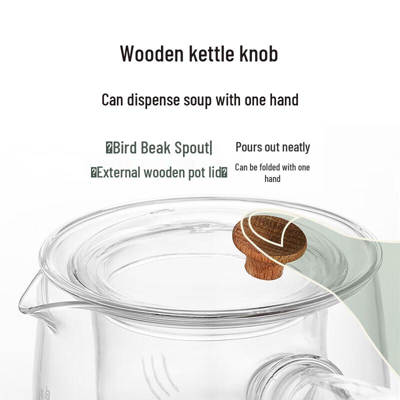 Mingzhan Glass Teapot with Infuser