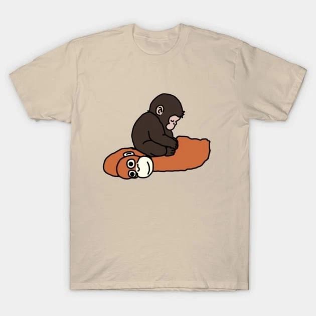 

TEAM PUNCH the Lonely Little Macacque Monkey - Team Punch - T-Shirt GILDAN 3XL