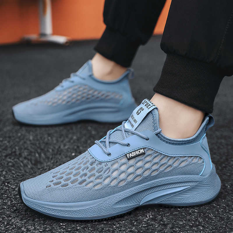 Fashion Demi-season Thick Bottom Trainers For Mens Woven Casual Shoes Men Sneakers Men's Luxury Sports Shouse Type Shooes Sepatu