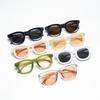 540 Sunglasses Women'S Round Frame Small Face Personalized Retro Glasses Street Shot Plain Sunglasses