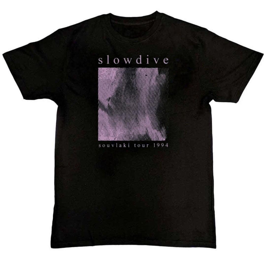 Slowdive Band Graphic Print Mens T-Shirt L