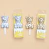 Birthday Cake Decoration INS Diamond Bear Candle Cute Cartoon Children's Party Baking Decoration Supplies