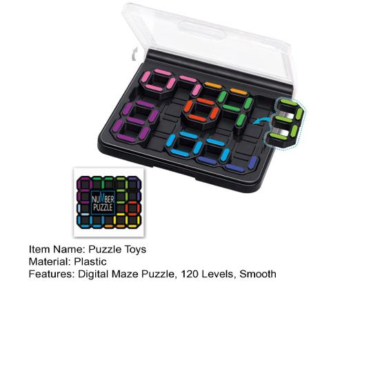 1 Set Detailed Interesting Entertainment Safe Number Challenge Desktop Toys Kindergarten Maze Puzzle